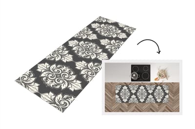 Keukenloper - Loper keuken - Patronen - Ruit - Jaren 20 - 150x50 cm - Keukenloper vinyl
