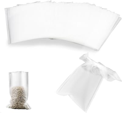 Allecto Plus - Wateroplosbare zakjes lokvoer 120 x 160mm - 50 stuks - Vislokvoer - Oplosbare zakjes voor visvoer - Geschikt voor vijvervissen