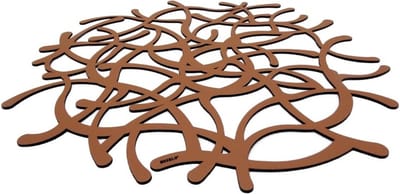 NOOBLU Deco onderlegger TUMBL - Cognac - Diameter: 30 cm