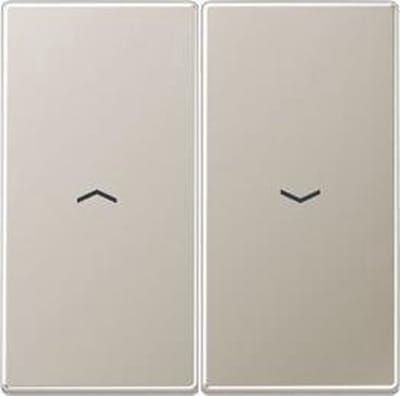 Jung Aluminium/Goudstaal/Chroom Bedieningselement/Centrale Plaat Schakelmateriaal - ES2995P - E28CG