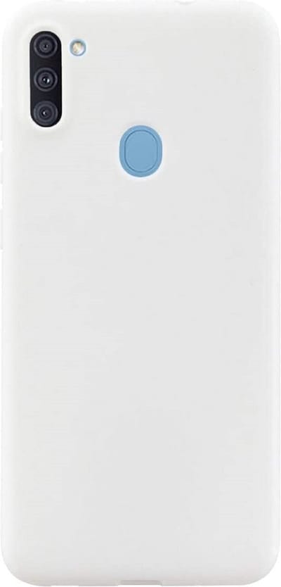 LuxeBass Hoesje geschikt voor Samsung Galaxy Note 10 Lite - Siliconen hoesje - Kunststof - Soft cover - Wit - telefoonhoes - gsm hoes - telefoonhoesje