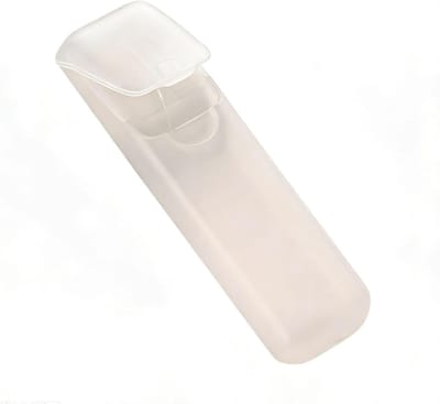 Tandenstoker Dispenser - Floss Pick Houder - Hygiënisch Eten - Slanke Reiscontainer - 4 Stuks - Wit