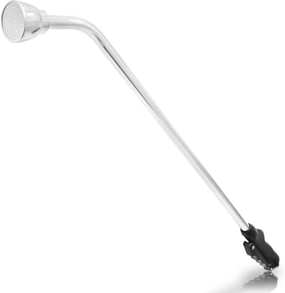 Metalen Gietstaaf - Watergeefstok - Planten Besproeien - Ergonomische Handgreep - 90 cm - Zilver