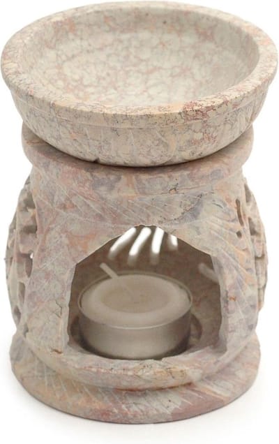 Speksteen Oosters Aromabrander (8 cm)