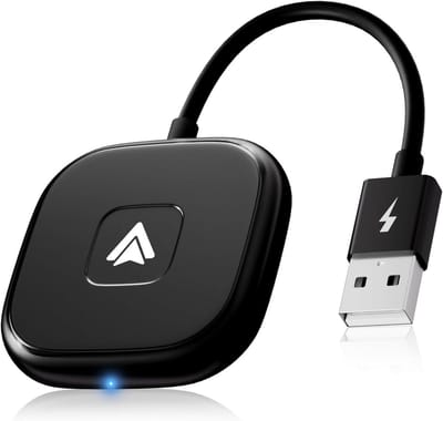 Auto Adapter - Draadloze Connectie - Navigatie Bediening - Plug en Play - 5 GHz - Zwart