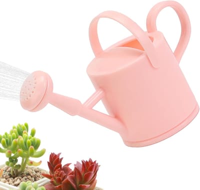 Kindergieter - Tuin waterkoker - Planten verzorgen - Ergonomisch handvat - 1 liter - Roze