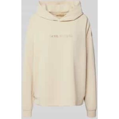 Hoodie met oversized schouders