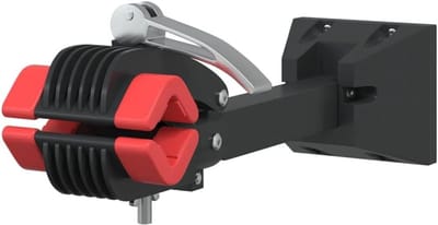 Fietsreparatiehouder - Fietsklem Werkstandaard - Fiets Onderhoud - Krasbestendige Klem - 25-40 mm - Rood en Zwart