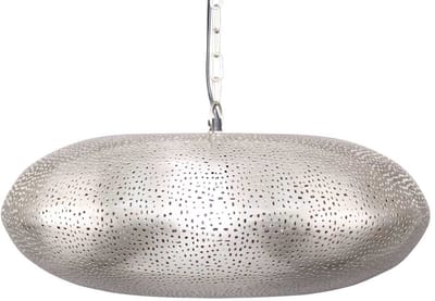 Safaary - Oosterse Hanglamp Sharida Nikkel Goud Ø 49 x 23cm