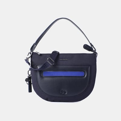 Hedgren Bonbon L Dames Halfmoon Crossbodytas L met RFID-bescherming – Waterafstotend – Peacoat Blue