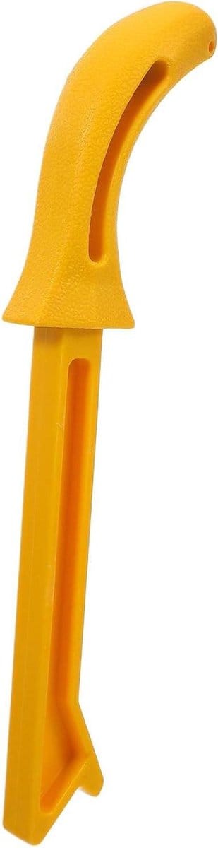 Veiligheidsduwblok - Houtbewerking Hulpmiddel - Veilig Zagen - Ergonomisch Ontwerp - 27.5 cm - Geel