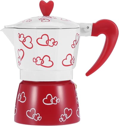 Koffiezetter - Espresso maker - Koffie zetten - Hoogwaardig aluminium - Klein formaat - Zilverkleurig