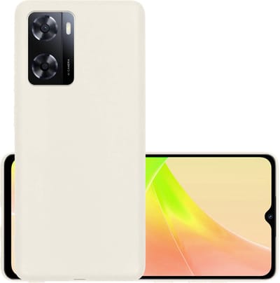 Hoesje - Geschikt voor OPPO A57 - Sterk & Shockproof - Hoes Cover - Siliconen Case - Wit