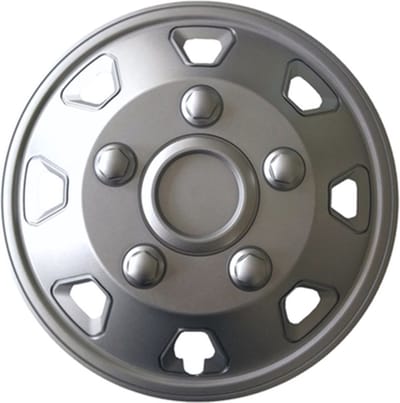 Wieldoppen 16 Inch Mat Zilver Universeel voor Exra Bolle velg (4 stuks) camper wieldoppen Geschikt voor Fiat Ducato Mercedes Sprinter