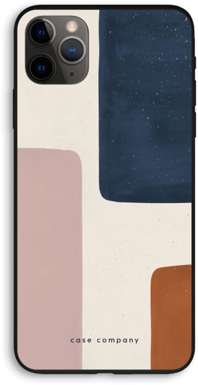 Case Company® - Hoesje geschikt voor iPhone 11 Pro Max hoesje - Geo #5 - Biologisch Afbreekbaar Telefoonhoesje - Bescherming alle Kanten en Schermrand