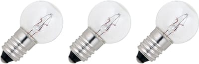 Signaallamp E10 12V 5W - 416 mAh - 3 stuks - G18 Gloeilamp Ø18mm - 32mm - 2500K - Dimbaar