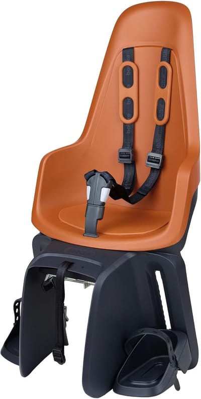 Kinderfietsstoel Achter - Fietsstoeltje Kind - Veilig Vervoer - Gemaakt van Gerecycled Materiaal - Voor 26-29 Inch - Chocoladebruin