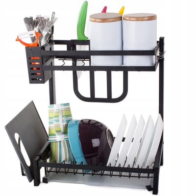 Pingyang Rongrong - Dubbelzijdig Afdruiprek - Keuken Loft - 40x35x22.5cm