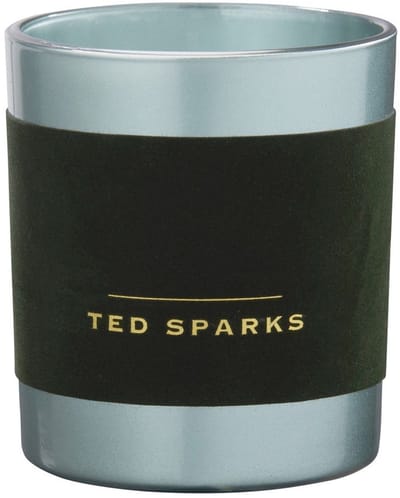 Ted Sparks - Geurkaars Demi - Velvet Collection - 60 Branduren - 1 Lont - Luxe Verpakking - Moss & Sandalwood