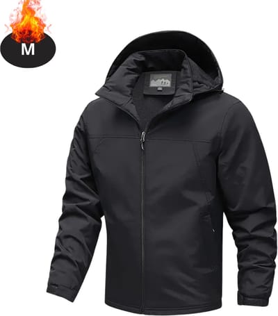 Livano Winterjas - Parka - Heren - Winter - Jas - Volwassen - Stijlvol - Zwart - M