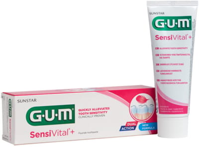 GUM Tandpasta SensiVital - 4 x 75 ml - Voordeelverpakking