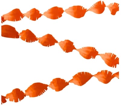 Crepe slinger oranje 24 m brandveilig - .