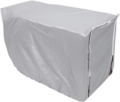 Dailygoody - Airconditionerhoes - Waterdichte bescherming - Drie maten - Zilver - Buitenairconditioner afdekking - Geschikt voor 1.5P-3P - Polyester