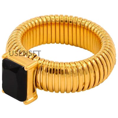 Nieuwe Persoonlijkheid Luxe Kleur Inleg Zirkonia Elasticiteit Verstelbaar Roestvrij Staal Ringen voor Vrouwen Mode voor Vrouwen Sieraden Cadeaus 8
