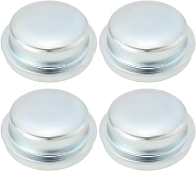 Store_8 - Trailer Wiel Hub Cover - Stofkap - Zilver - Koudgewalst Staal - 64mm - Geschikt voor Trailer Wielen