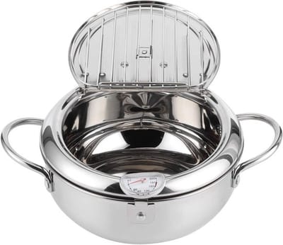Allecta - Mini Friteusepan in Japanse Stijl met Thermometer