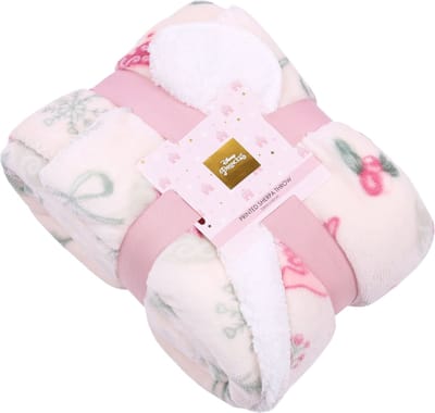 Roze warme sprei / deken Disney Princess 120cm x 150cm