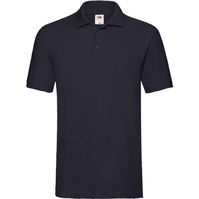 Fruit of the Loom Heren Premium Piqué Poloshirt (Deep Navy)