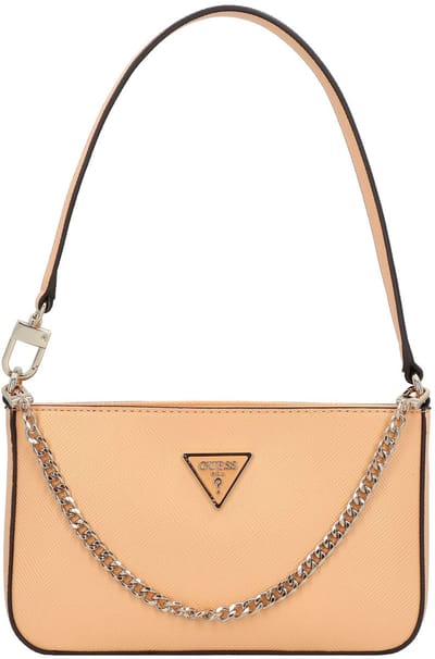 GUESS Schoudertas Noelle Mini Top Zip Shoulder Bag Apricot Abrikoos