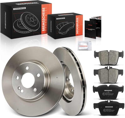 Frankberg 2x remschijven 4x remblokken achteras voor Benz C-Klasse W