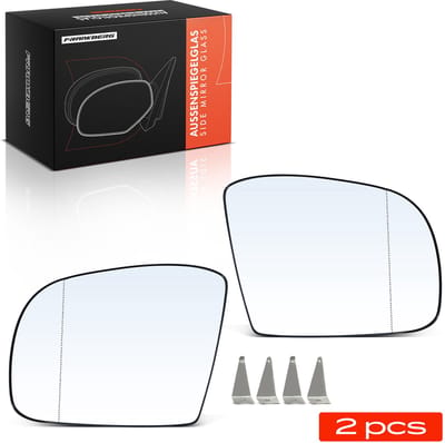 Frankberg 2x Spiegelglas Buitenspiegel Voor voor Mercedes-Benz W251