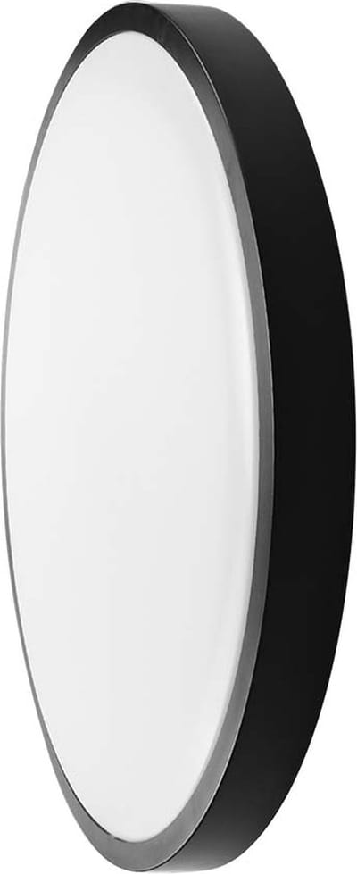 V-TAC VT-8624RD-S-B LED Ronde Plafondlamp - Samsung - IP44 - Zwart - 24W- 2500 Lumen - 4000K
