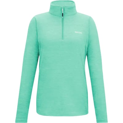Dames Sweethart Marl Half Zip Fleece