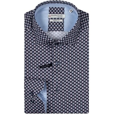 Giordano Overhemd Maggiore Semi Cutawa Allover Graphic Pattern Cerise-Multi / male