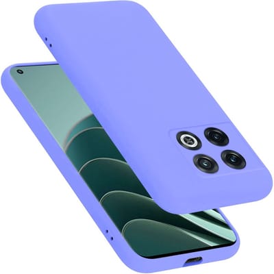 Cadorabo Hoesje geschikt voor OnePlus 10 PRO 5G in LIQUID LICHT PAARS - Beschermhoes gemaakt van flexibel TPU silicone Case Cover