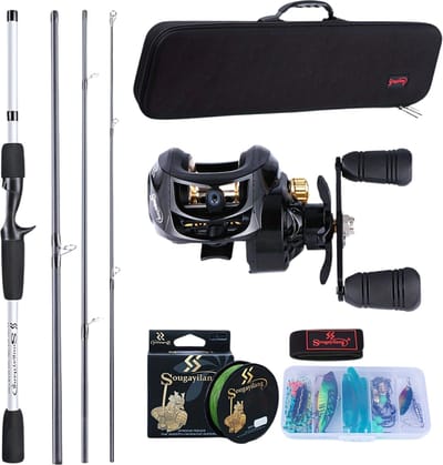 Nivard Visspullen - Viskoffer - Tacklebox - Kunstaas - Vis Accessoires - Hengelsport - Spullen - Roofvis - Karper - Snoek - Zwart Linkerhand