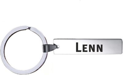 Sleutelhanger Met Naam - Lenn - RVS