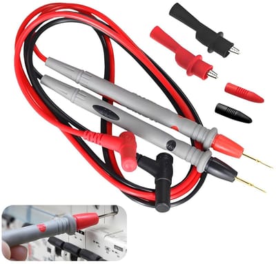 Universele Digitale Multimeter Testkabelset met Alligatorclips en Naaldpunten