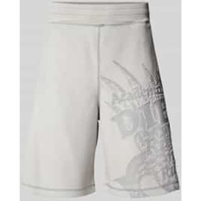 straight fit short met katoen-aandeel