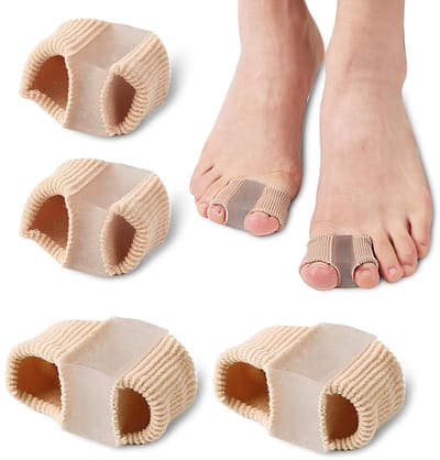 Bunion Corrector en Hamerteen Scheider voor Kromme Tenen - 2 Paar Zachte Vezel