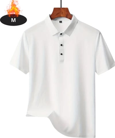 Livano Poloshirt Heren - T-Shirt Heren - Shirt - Overhemd - Polo Shirt - Wit - M