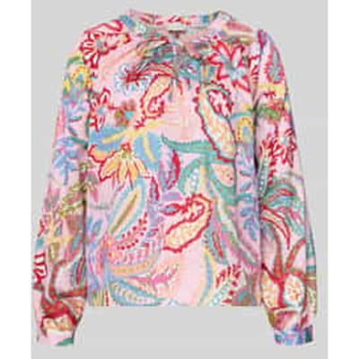 Blousenshirt met ronde hals
