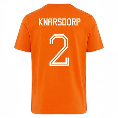 Oranje WK-EK T-shirt Knarsdorp XS