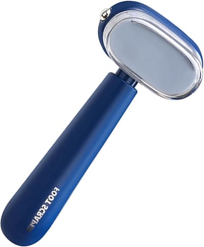 Voetrasp RVS - Voetvijl Pedicure - Huid Verzorgen - Dubbelzijdig Schuurmechanisme - 115 cm - Wit Blauw