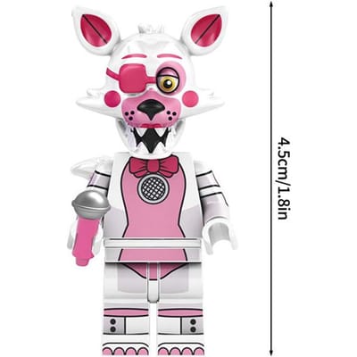 Mini Briques Bonnie Ornement Blocs d'assemblage Jeux Figurine Chica Foxy Ours Freddy Fazbear Jouet Accessoires Cadeaux de Fête