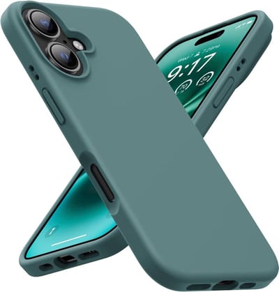 Arara Hoesje Geschikt voor iPhone 16 Hoesje Siliconen - liquid Backcover - Groen